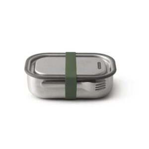 Lunch box stalowy L, oliwkowy Black+Blum