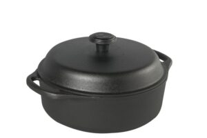 Garnek żeliwny 25cm 3l  z żeliwną pokrywą czarna Professional SKEPPSHULT