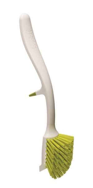 Szczotka do naczyń EDGE, biało-zielona Joseph Joseph