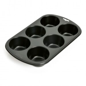 Forma metalowa ceramiczna do 6 sztuk muffinek 29x18 cm Creativ Kaiser