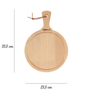 Deska do serwowania okrągła Amigo M buk Boska
