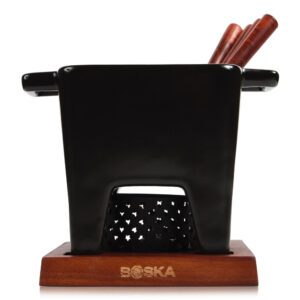 Zestaw Tapas Fondue czarny, mahoń, 400 gr Boska