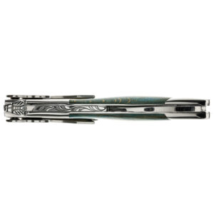 Korkociąg Château Laguiole z linii Grand Cru - drewno bukowe barwione na niebiesko Château Laguiole