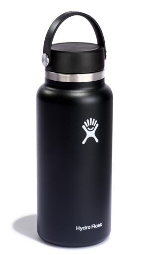 Butelka 32oz Wide Mouth Flex Cap Black HYDRO FLASK