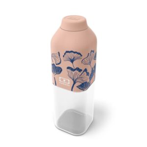 Butelka Positive M 500ml Graphic różowa beżowa Ginkgo MONBENTO