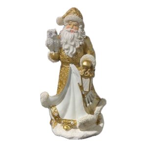 Św. Mikołaj z sową 26cm Merry Moments MERRY MOMENTS