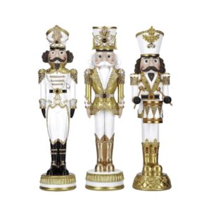 Zestaw 3 figurek Dziadków do orzechów 35cm MM MERRY MOMENTS