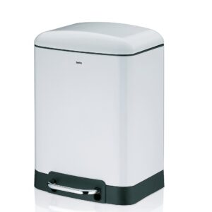 Kosz stalowy na śmieci 6 l biały Davino KELA