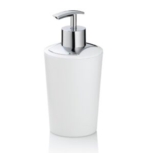 Dozownik do mydła 350ml biały-stal Marta KELA