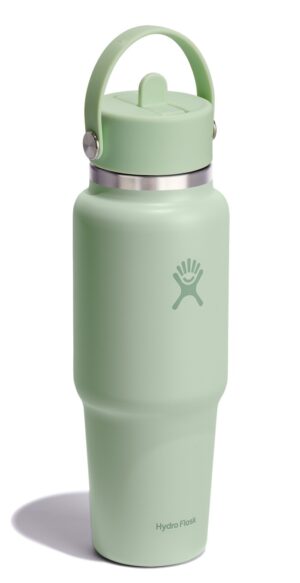 Butelka 32oz Wide Flex Straw Travel Bottle Aloe HYDRO FLASK