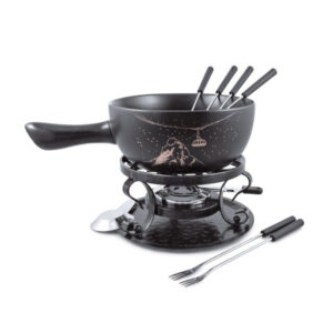 Fondue GRUYERE, ceramika, szary SWISSMAR