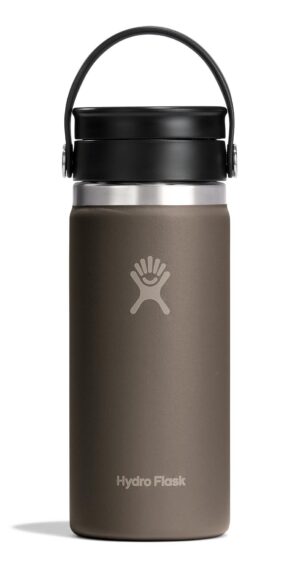 Butelka termiczna stalowa Wide Mouth Flex Sip 16 Oz 0,473 l Sandpiper brązowa HYDRO FLASK
