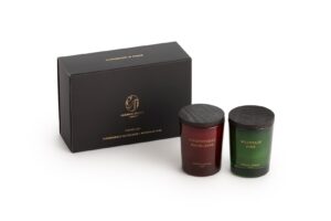 Zestaw 2 świec 70 g Mountain Pine/Gingerbread CERERIA MOLLA