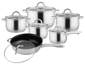 Zestaw garnków 12 elementów, stal Kinghoff