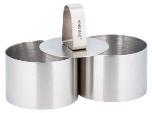 Forma do deserów, zestaw 3 elementy, stal Ø7,6x5cm Kinghoff