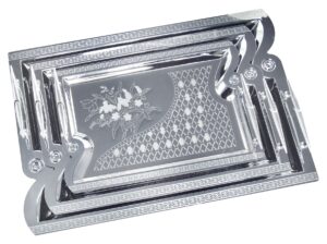 Taca stal, zestaw 3 elementy Kinghoff