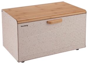 Chlebak stal-bambus, beż Klausberg