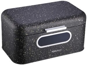 Chlebak stal, czarny marmurek Kinghoff