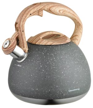 Czajnik tradycyjny,  2,8l szary marmurek Klausberg