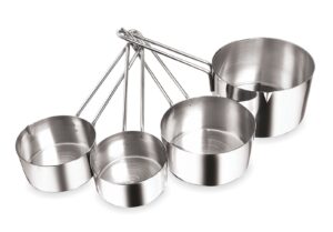 Miarka kuchenna, stal zestaw 4 elementy 60/80/125/250ml  Kinghoff