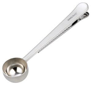 Łyżeczka do kawy z klipsem, stal Kinghoff