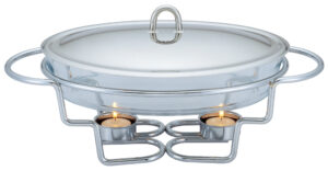 Podgrzewacz do potraw, szkło - stal  3l Kinghoff