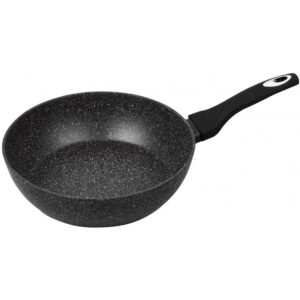 Patelnia głęboka aluminium, szary marmurek Ø28cm Klausberg