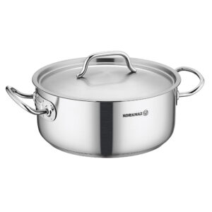 Garnek z pokrywą, stal 18x8cm 1,9l