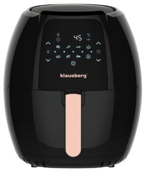 Frytkownica beztłuszczowa 7,7l, czarny-złoty Klausberg