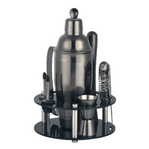 Zestaw barmański, czarny 9 elementów Klausberg