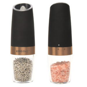 Zestaw dwóch grawitacyjnych młynków do soli i pieprzu KINGHoff