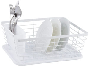 Suszarka do naczyń, stal-plastik, biały KINGHoff
