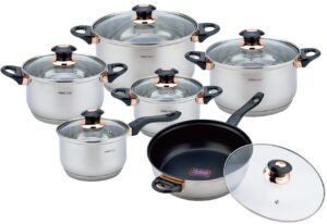 Zestaw garnkow, 12 elementow KINGHoff