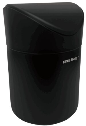 Mini kosz na śmieci, czarny, KINGHoff