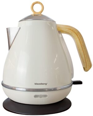 Czajnik elektryczny 1,7l  kremowy, Klausberg