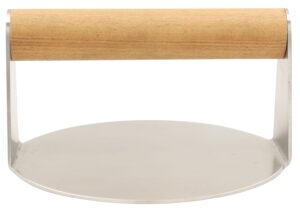 Praska dociskowa ze stali niedzewnej do mięsa na hamburgery śr. 14cm KINGHoff