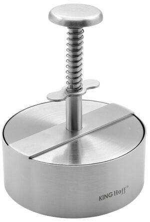 Praska stalowa do formowania mięsa na hamburgery śr. 11,4cm KINGHoff