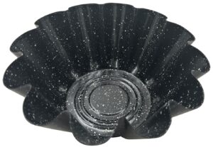 Forma do pieczenia ciasta, metalowa, z powłoką nieprzywieralną, czarna, średnica 23,5 cm, Klausberg