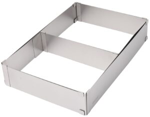 Forma do ciasta, kwadratowa, regulowana, stalowa Kinghoff