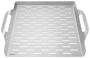 Tacka do grillowania, głęboka, 37x31x4.6cm, stal nierdzewna, KINGHoff