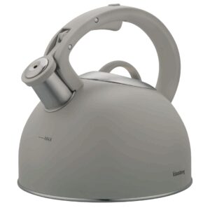 Czajnik tradycyjny, z gwizdkiem, szary, 2,5l, Klausberg