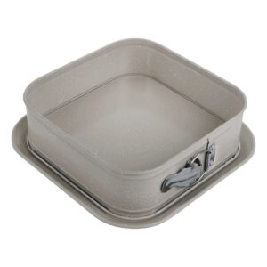 Forma kwadratowa z odpinanym bokiem, stal węglowa, powłoka marmurkowa nieprzywierająca, KINGHoff