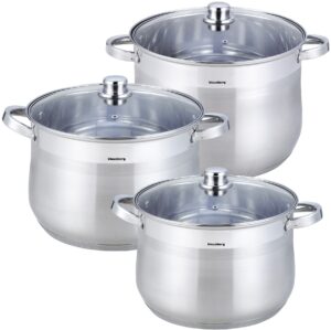 Zestaw garnków 6 elementów, stal Klausberg