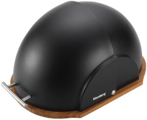 Chlebak akryl-bambus, czarny Klausberg