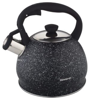 Czajnik tradycyjny 2l, czarny marmurek Klausberg
