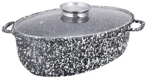 Brytfanka 8l, szary marmurek Klausberg