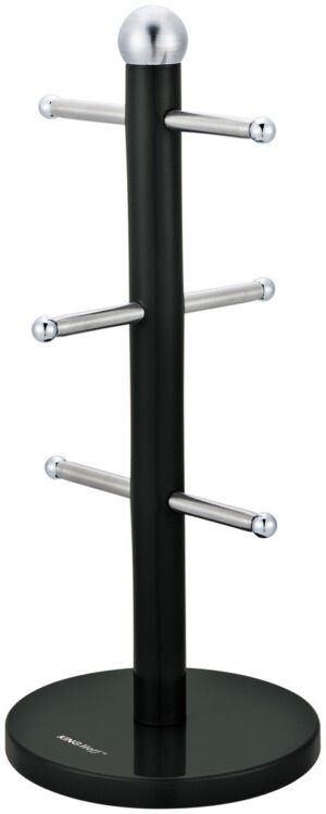 Stojak na kubki, stal, czarny Kinghoff