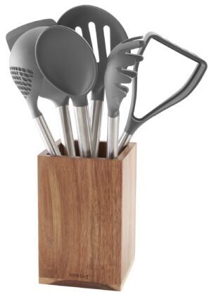 Przybory kuchenne zestaw 7 elementów z pojemnikiem Kinghoff
