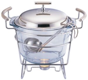 Podgrzewacz do potraw, szkło - stal  4l Kinghoff