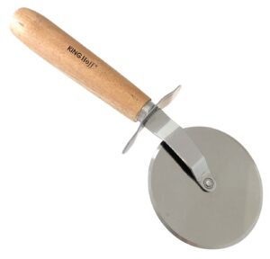 Nóż do pizzy, sta- bambus, Ø 9cm Kinghoff